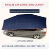 سيارة Sunshade سقف الشمس واقي من الحرارة عزل الحرارة البرد أوراق الإثبات في الهواء الطلق وقوف السيارات Sunshade Mobile Garage المظلة السيارات التلقائي طية H220425 J62J