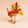 Candlers de Thanksgiving Turkey Holder Metal Tea Light Assis Drop Drop Ship