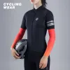 Sets Rockbros Ciclismo Jersey Men Desmontable Camisa de verano ropa Jersey Ciclismo Ropa seca rápida Antiuv Reflexivo Manga corta