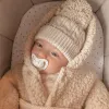 One-pièces enleceau bébé capuche globale hivernale chaude bébé fille fille fille manches longues nouveau-né un morceau de combinaison de combinaison de combinaison de combinaison de combinaison