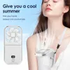 Autres appareils électroménagers Perte pliable Féline avec affichage numérique Portable Pendant Fan Fan de refroidissement Summer Téléphone Porte-téléphonie J240423