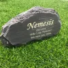 Gravestones All Contents Can Be Customized Rockery Shape Memorial Stone Or Garden Decoration Stone Indoor/Outdoor Loss of Pet Sympathy Gift