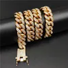 Diamond Mens Cuba Chain Collier Hip Hop Trendsetter Personality Collier Bijoux