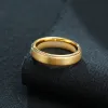 Бансы vnox 5mm вольфрамовый обручальный кольцо для мужчин женщин, черно -царапин -карбид вольфрамовый кольцо, классические простые ювелирные изделия с нежным кольцом