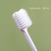 cepillo de dientes 10pcs barril de cepillo de dientes 0.12 mm de cerdas suaves delgadas