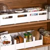 Boîte de rangement en gros Boîte droite Organisateur blanc Ospace Ospace Desktop Organizer Rangement Cuisine Kitchen ZP006