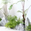 Flores decorativas Planta verde Bonsai Rosemary Decoração de lavanda Decorações de piso paisagismo