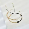 Charm armband boho miyuki vita skal svarta pärlor lyckliga armband kvinnor män flickor stjärna smycken brazaletes kvinnlig korea stil