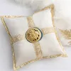 Pillow Middle East Luxury Ceramic Incense Burner Pillow Censer Holder Creative Golden Cushion Home Tea House Yoga Accessories