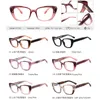 Lunettes de soleil 81050 TR90 Fashion Gradient Color Glasses Frame Retro Small's Anti Blue Light Optical E E EOBLESSES