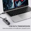 Nav 4 i 1 USB Type C Hub USB C 1000Mbps till Ethernet LAN RJ45 Nätverkskortadapter för Book Pro ThinkPad Samsung Laptop