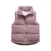 Sneakers Autumn Girls Warm Vest Winter Boys Thicken Waistcoat barn ytterkläder baby väst barn tonåringar bomullsjackor väst i 310 år