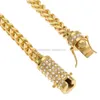 Hip Hop 18k Italian Gold Franco Chain Necklace Dubai for Men