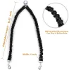 LEASSHES 360 SWIVEL INGEN TANGLE WALKING HUND LEAS FÖR Två hundar Stöttabsorberande bungee Dual Double Dog Leash