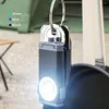 Zaklampen Torches LED Portable Mini Keychain Cob werklicht USB -oplaadbaar voor camping buitenshuis
