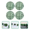 Decoratieve bloemen 4 pc's Bloemarrangement Kransen Diy Ballen Woodland Kinderland Decor Plant Plant Ei Bloemkooi Balbloemrek Plastic