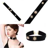 Chokers Choker XL00130C 2022 Черный цвет широкий сплав с сплавкой.