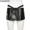 Юбки Fagadoer Fashion Y2K Streetwear Women Женщины с низкой талией.