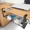 Rekken onder desk opbergrek onder tafel kabel organizer bakkabelhouder