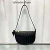 2024 Versatile axel Autumn Winter Bottegs Weaving Bags Venets Mini Sunrise Designer Single Bag Ny Popular Women Leather Underarm Casual Handbag Purse 9hea