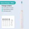 Hoofden oplaadbare elektrische tandenborstel voor volwassenen slimme reiniging en bleken 6 modus selectie met DuPont -borstelhoofd geschikte reizen