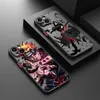 BURLE CELLE PHELLE PHELLE Narutos Anime per iPhone 15 14 13 12 Mini 11 XS XR X 8 7 Pro Max Plus TPU FROSTED TRIDUCENT TELEFONO Custodia Y240423