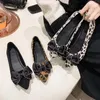 Sapatos casuais primavera feminina plana -leopardo impressão versátil arco de moda confortável de moda solteira solteira