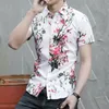 Chemises décontractées pour hommes Summer Hawaiian plage à manches courtes à manches courtes Vêtements de vacances en fleurs M-xxxxxxxl Plus