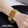 Armbanduhren 2024 Frauenwache Einfache Edelstahluhr Cooler Retro -Stil Square Date Japanische Bewegung als Geschenkkalender