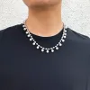 Colliers petites perles chaîne avec imitation Perle Pendant Choker Collier Hommes Tendy Per perle Chaînes