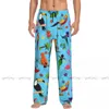 Vêtements de sommeil pour hommes pantalons de sommeil en vrac pyjamas oiseaux tropicaux fleuris