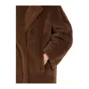 Women's Coat Cashmere Coat Luxury Coat MAX Maras Womens Warm Pure Long Hair Camel Fabric Double Layered Double Breasted Buckle Long Coat