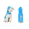 Capaca de chuva Pet Print Cool Dog Cão de chuva Teddy By Bear Walks O cachorro fora de Rain Dog Roupas Day Rainy Day Special Poncho Pet Supplies