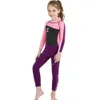 25mm de traje de mergulho de criança de 25 mm Surfing sites de mergulho infantil de neoprene roupas de banho térmicas para nadar 240415