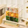 Bins Desktop Storage Box Hand Ledger Cosmetics Cabinet Dormitory Design Tipo Tipo di cartoleria per studenti