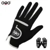 Gants 1 pcs gants de golf masculin gant gauche main droite Micro Fibre doux gants de golf respirant les hommes colori