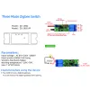 Contrôler le commutateur de relais intelligent Zigbee 2 canal 80250v, le mode de travail de verrouillage auto-verrouillé et le mode de travail interlock, fonctionne avec Alexa, Google Home