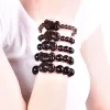 Strands Obsidiana Pixiu Bracelet Contas de pulseira de pulseira artesanal riqueza de pedra natural e boa sorte homens mulheres unissex chinês feng shui