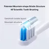 Dr.BEI Original Ersättningsborstehuvuden för elektrisk tandborste Känslig/rengöringshuvud Applicera Sonic Tooth Brush Brestle Munstycken 240409