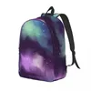 Rucksack Schulbag -Schüler Aquarell Galaxy Schulter -Laptop -Taschenschule