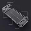 Cases Hard PC Transparent Case For Nintendo Switch Oled Game Console JoyCon Controller Shell Crystal Clear Protective Sleeve Cover