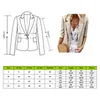 Costumes de femmes Spring Women Blazer Brand Veste en coton Vestes de base Khaki Couleur à manches longues Suit mince Femme Small