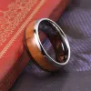 Band lyxiga mens 8mm koa träpil