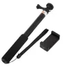 Supports de selfie bâton auto-timeurs artefact artefact à main levée de support télescopique bord monopode selfie stick pour la caméra d'action GoPro