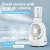 Autres appareils électroménagers Fan de brouillard de bureau à la main Fan de chargement USB CHARGEUR AVEC BOUTEILLE SPILL ADAPTÉ POUR LA MAISON ET HUMIDIFICATEUR EN OUTDOOR FAN J240423