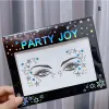 Tatueringar Festival ansikte klistermärken Diamond Makeup Body Art Eyeliner Tattoos Party Bady Make Up Tools Eye Rhinestones Glitter Face Jewelry