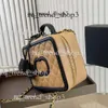 Designer Camera Vanity Box Bags Filigree Top Handle Totes Crossbody Shoulder Quilted Matelasse Cosmetic Case Outdoor Sacoche Designer Handbags 18cm/21cm 596