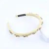 Haarclips kleurrijke kristal stenen hoofdband spongtiara accessoires bohemia voor vrouwen meisjes bruiloft 178