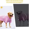 Réfercoussages imperméables pour chiens imperméables avec une sangle réfléchissante pour les petits chiens moyens de moyens gardez votre animal de compagnie en sécurité pendant les promenades pluviales