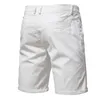 Shorts masculinos moda masculina cor de algodão casual verão elástica social cargo y2k Bermuda Beach Gym Hombre